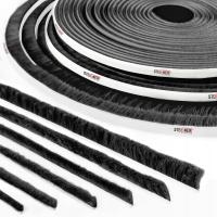 Uszczelka szczotkowa samoprzylepna 6mm 20m czarna