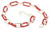 Пластиковая цепь белый и красный магазин 1М