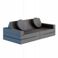 Piankowa Sofa MODUŁOWA DZIECI PLAYBOX 160 ogrodowa TKANINA NIEPRZEMAKALNA