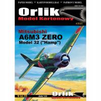 Орлик 039 Самолет Mitsubishi A6M3 Zero (HAMP) 1:33