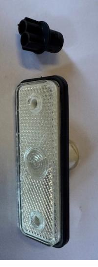 LAMPA OBRYSOWA BIAŁA ŻARÓWKOWA FT-4B