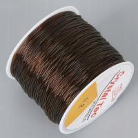 Резиновая силиконовая леска для браслетов 0,8 мм 100 м коричневый