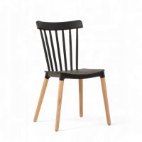 Krzesło Skandynawskie Kuchenne Czarne do Salonu Kuchni Jadalni Klasyczne