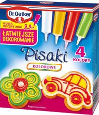 Pisaki cukrowe Dr. Oetker 68 g 4 tubki do dekorowania