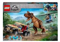 Klocki Lego Jurasic Park Jurajski dinozaur Pościg za karnotaurem