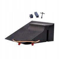 Kids Finger Skateboard Skate Training Finger Skateboard Ramp Set Style A