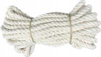 Lina bawełniania kręcona żeglarska sznur 10mm 10m