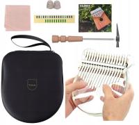 KALIMBA AKRYLOWA 17 TONOWA ZESTAW Z TWARDYM ETUI