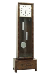 Антиквариат, уникальные стоячие часы HAU art deco 30-х годов после реставрации