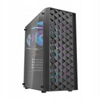 Obudowa komputerowa Darkflash DK351 czarna ATX USB 3.0 szkło hartowane