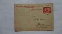 KARTA POCZTOWA CP 108 OBIEG 1949 ROK