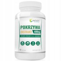 Wish Pokrzywa Zwyczajna Ekstrakt 600mg ODPORNOŚĆ PROSTATA 90 kapsułek