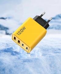 Szybka ładowarka sieciowa USB Type-C 120W QC 3.0 PD do telefonu laptopa