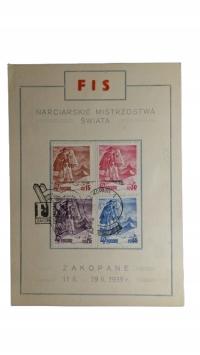 Fi 330-333 FIS - NARCIARSKIE MISTRZOSTWA W ZAKOPANEM kas E549