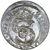 Polska, Zygmunt III Waza, Ryga, szeląg, 1597, men. Ryga