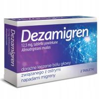 ДЕЗАМИГРЕН 12,5 мг, лекарство от мигрени, 2 таблетки
