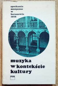 Muzyka w kontekście kultury