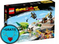 LEGO Monkie Kid 80041 Smoczy odrzutowiec Mei + 2 x brelok LEGO - GRATIS