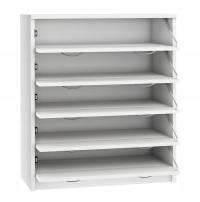 Шкаф для обуви 5s белый книжный шкаф большая полка ROB