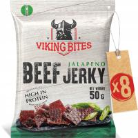 Вяленая говядина Viking BITES Beef Jalapeno 400 г (8 х 50 г)