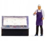 Noch 16511 - Małe sceny „stoisko z lodami” H0 1:87