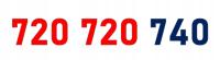 720 720 740 STARTER A2 злотый легкий простой номер предоплаченная SIM-карта GSM