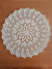 САЛФЕТКА ДЛЯ ВЯЗАНИЯ КРЮЧКОМ С КОРДОНОМ / РУКОДЕЛИЕ РУЧНОЙ РАБОТЫ