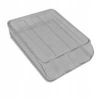 Uchwyt jaj do lodówki Projektowanie przechylania przezroczyste duża MX