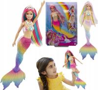 Barbie Lalka Syrenka Dreamtopia Tęczowa przemiana GTF89