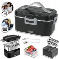 ELEKTRYCZNY PODGRZEWACZ LUNCH BOX LUNCHBOX POJEMNIK TERMOS OBIADOWY