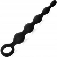 Silikonowe Dildo Analne Waginalne Sonda Z Kulkami Penis Do Anusa I Pochwy