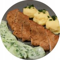 Сделай сам! Свиная отбивная с пюре и мизерией (2 порции) ЙЕША