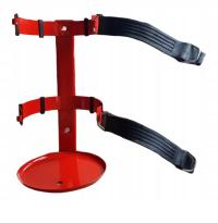 Wieszak talerzowy do gaśnicy 6 kg OGNIOCHRON podwójny pasek