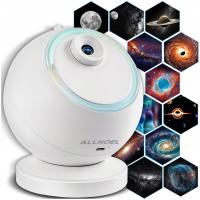 PROJEKTOR GWIAZD RZUTNIK PLANETARIUM LAMPKA WBUDOWANY AKUMULATOR GŁOŚNIK BT