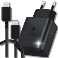 ŁADOWARKA USB-C PD 45W SZYBKIE ŁADOWANIE Mocna DO SAMSUNG + KABEL