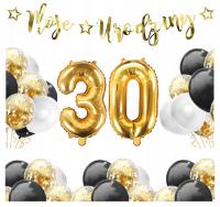 Набор украшений воздушные шары украшения баннер гирлянда на каждый 10-99 18 40 день рождения
