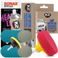 Комплект K2 для обновления регенерации полировщика фар ламп автомобиля паста покрытие