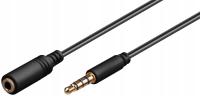 Goobay 2m 3.5mm kabel audio Czarny