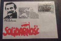 Solidarność Stocznia Gdańska 1981 lech Wałęsa - koperta