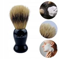 Pędzel Do Golenia Z Naturalnego Włosia Premium Tradycyjny Męski Szczeciny