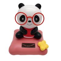 Tańcząca zabawka zasilana energią słoneczną Urocza Panda Bobblehead