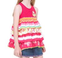 Desigual туника блузкадетский хлопок размер 146 (141-146 см) Волан