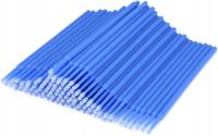 MIKRO APLIKATORY DO RZĘS MICROBRUSH JEDNORAZOWE BEZWŁÓKIENKOWE 100 SZT 1,5