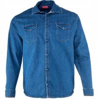Джинсовая рубашка синяя Lahti Pro L41811