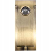 ZŁOTY KOŁATKA Z WIZJEREM I TRWAŁĄ OCHRONĄ NA DRZWI