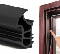 USZCZELKA OŚCIEŻNICY STALOWEJ DO DRZWI ZEWNĘTRZNYCH KMT 6MB CZARNA