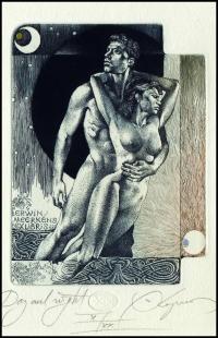 Kerin 2015 Exlibris C3 Erotyka Kobieta 170