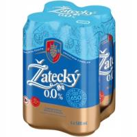 ZATECKY безалкогольное пиво 0% 4x500ml