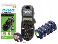 Drukarka Dymo LetraTag LT100H + 5 TAŚM 59421/biała papierowa 12mm ZESTAW