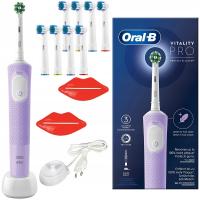 ZESTAW SZCZOTECZKA ELEKTRYCZNA DO ZĘBÓW ORAL-B VITALITY PRO D103 LILAC